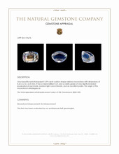 2.09 Ct. Moonstone from Madagascar Appraisal