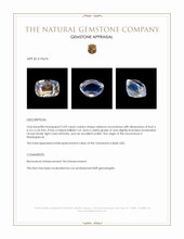 2.09 Ct. Moonstone from Madagascar Appraisal