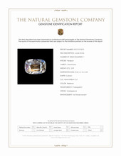 2.09 Ct. Rainbow Moonstone from Madagascar Scan Report