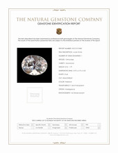 1.79 Ct. Rainbow Moonstone from Madagascar Scan Report