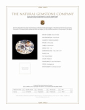 1.14 Ct. Rainbow Moonstone from Madagascar Scan Report