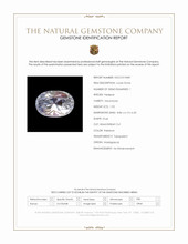 1.92 Ct. Rainbow Moonstone from Madagascar Scan Report