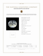 1.41 Ct. Rainbow Moonstone from Madagascar Scan Report