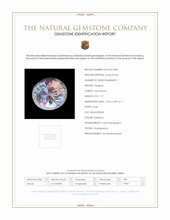 1.71 Ct. Rainbow Moonstone from Madagascar Scan Report