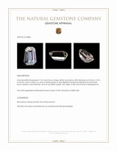 1.52 Ct. Moonstone from Madagascar Appraisal