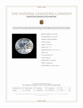 1.37 Ct. Rainbow Moonstone from Madagascar Scan Report