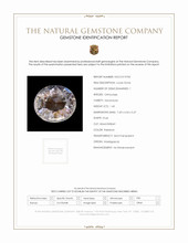 1.43 Ct. Rainbow Moonstone from Madagascar Scan Report
