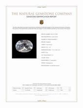1.29 Ct. White Moonstone from Madagascar Scan Report