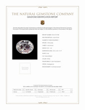1.63 Ct. Rainbow Moonstone from Madagascar Scan Report