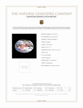 0.77 Ct. Rainbow Moonstone from Madagascar Scan Report
