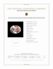 1.50 Ct. Rainbow Moonstone from Madagascar Scan Report