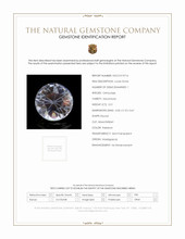 0.51 Ct. Rainbow Moonstone from Madagascar Scan Report