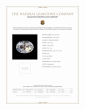0.66 Ct. Blue Flash Moonstone from Madagascar Scan Report