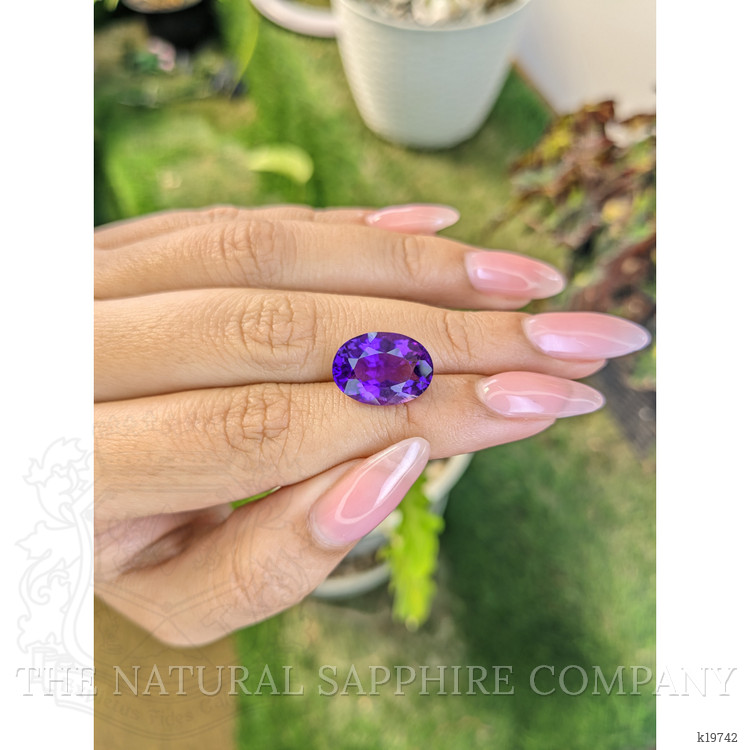 6.71 Ct. Amethyst from Ceylon (Sri Lanka)