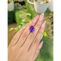6.71 Ct. Amethyst from Ceylon (Sri Lanka) Life Style