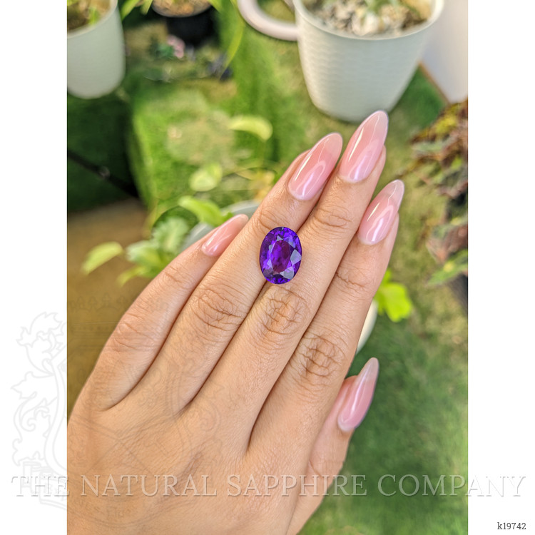 6.71 Ct. Amethyst from Ceylon (Sri Lanka)