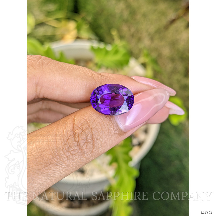 6.71 Ct. Amethyst from Ceylon (Sri Lanka)