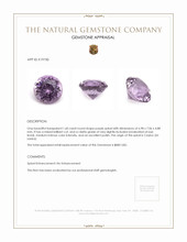 1.60 Ct. Purple Spinel from Ceylon (Sri Lanka) Appraisal