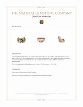 1.53 Ct. Tourmaline from Mozambique Appraisal