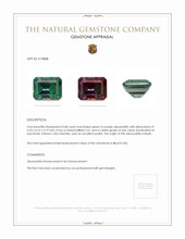0.68 Ct. Alexandrite from Brazil Appraisal