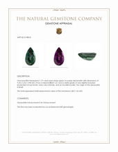 1.37 Ct. Alexandrite from Brazil Appraisal