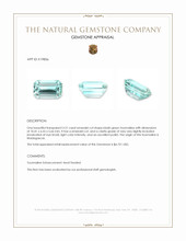 3.21 Ct. Tourmaline from Madagascar Appraisal