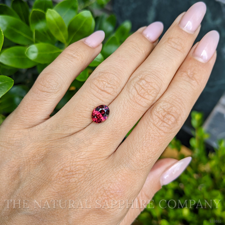 2.05 Ct. Red Rhodolite Garnet from Madagascar