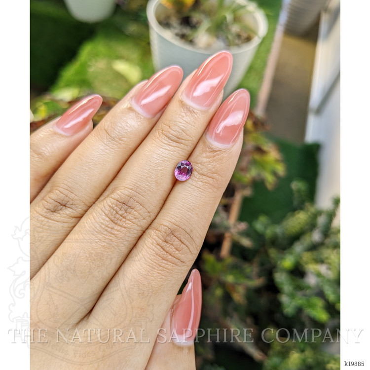 0.99 Ct. Rhodolite Garnet from Ceylon (Sri Lanka)