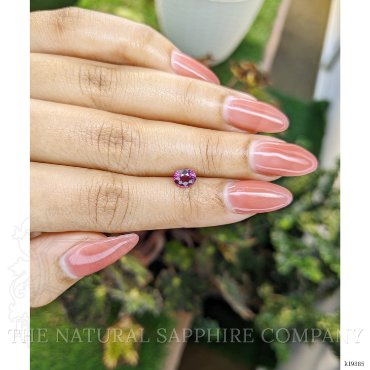0.99 Ct. Rhodolite Garnet from Ceylon (Sri Lanka)