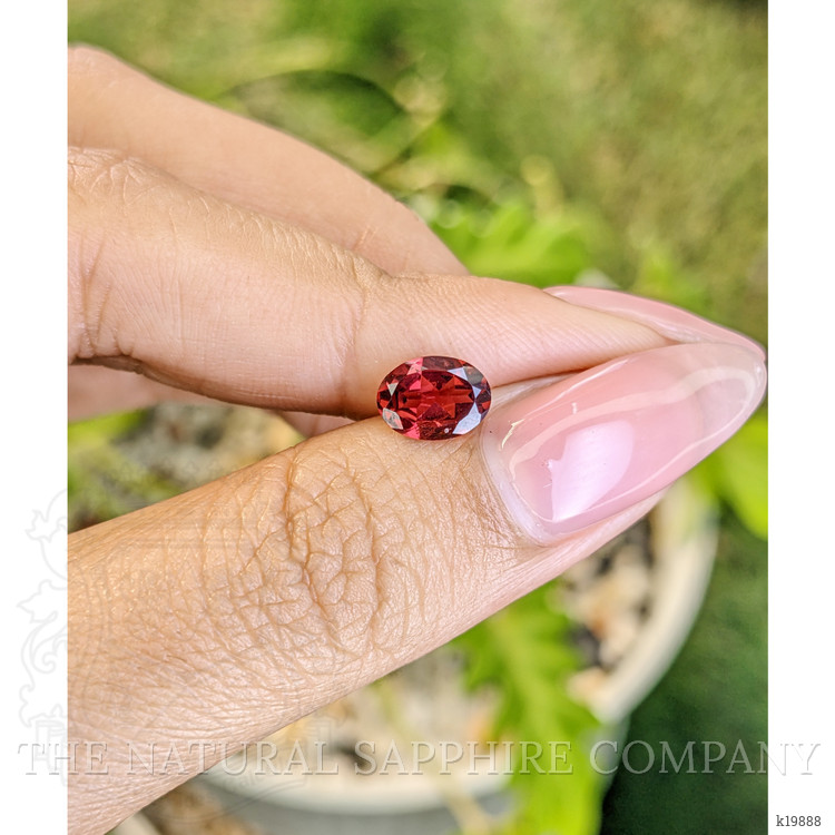 1.31 Ct. Rhodolite Garnet from Ceylon (Sri Lanka)