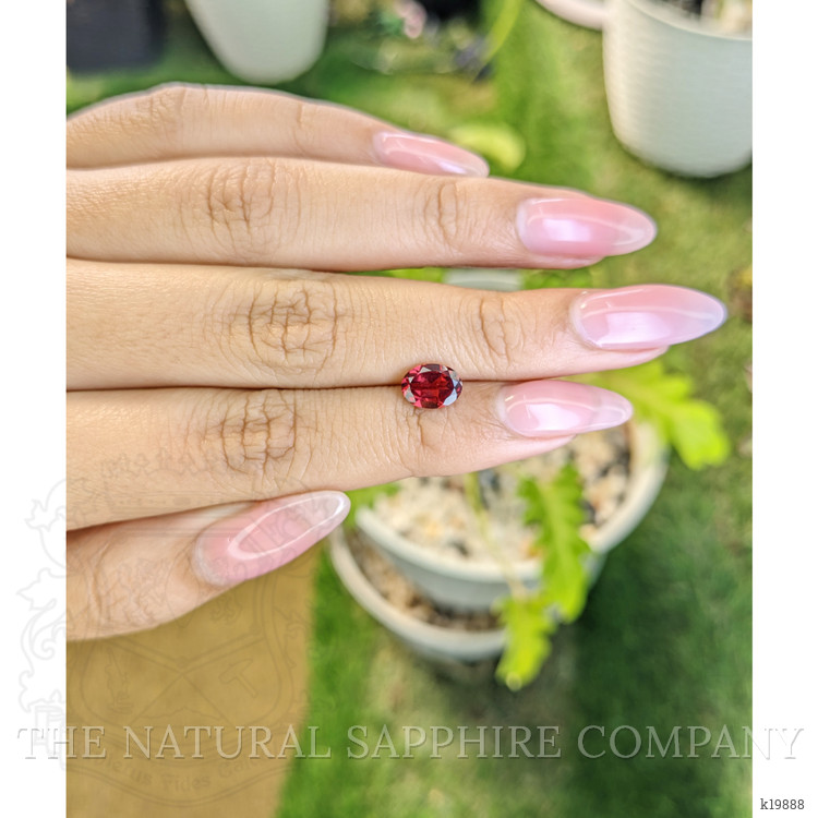 1.31 Ct. Rhodolite Garnet from Ceylon (Sri Lanka)
