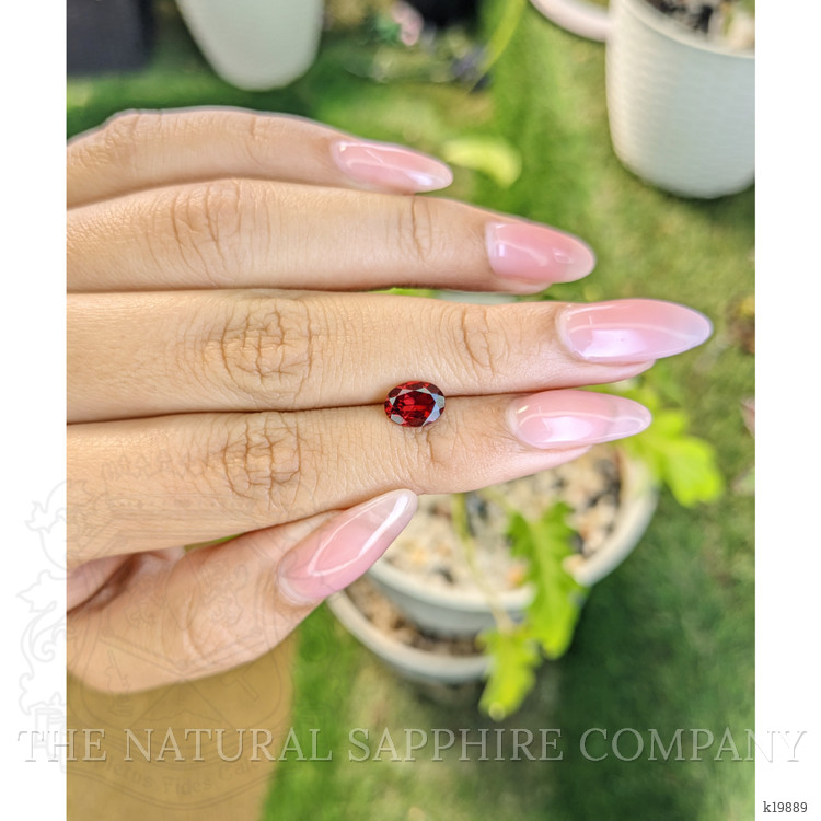 1.36 Ct. Rhodolite Garnet from Ceylon (Sri Lanka)