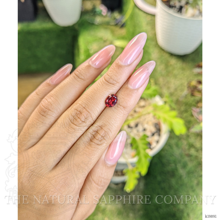 1.40 Ct. Rhodolite Garnet from Ceylon (Sri Lanka)
