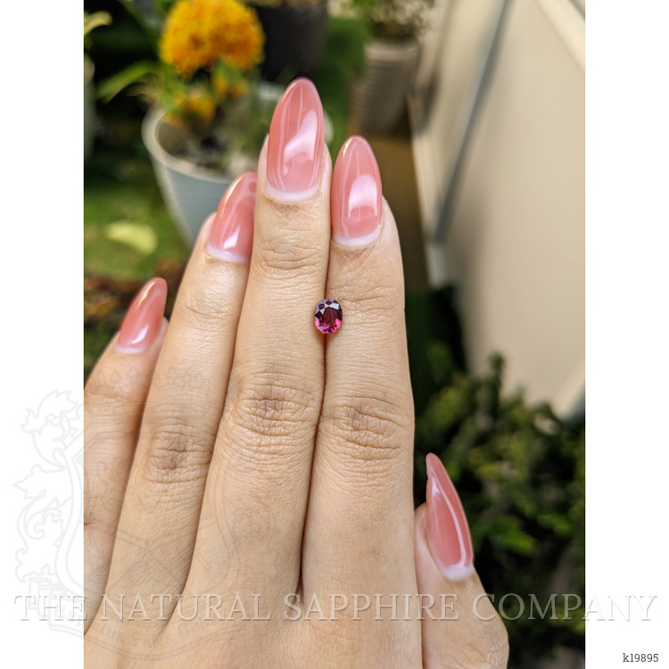 0.96 Ct. Rhodolite Garnet from Ceylon (Sri Lanka)