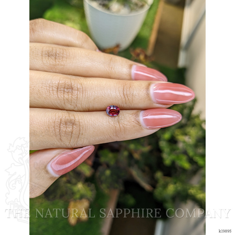 0.96 Ct. Rhodolite Garnet from Ceylon (Sri Lanka)