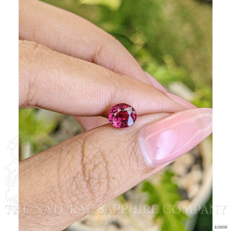 1.28 Ct. Rhodolite Garnet from Ceylon (Sri Lanka)