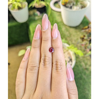1.28 Ct. Rhodolite Garnet from Ceylon (Sri Lanka) Life Style