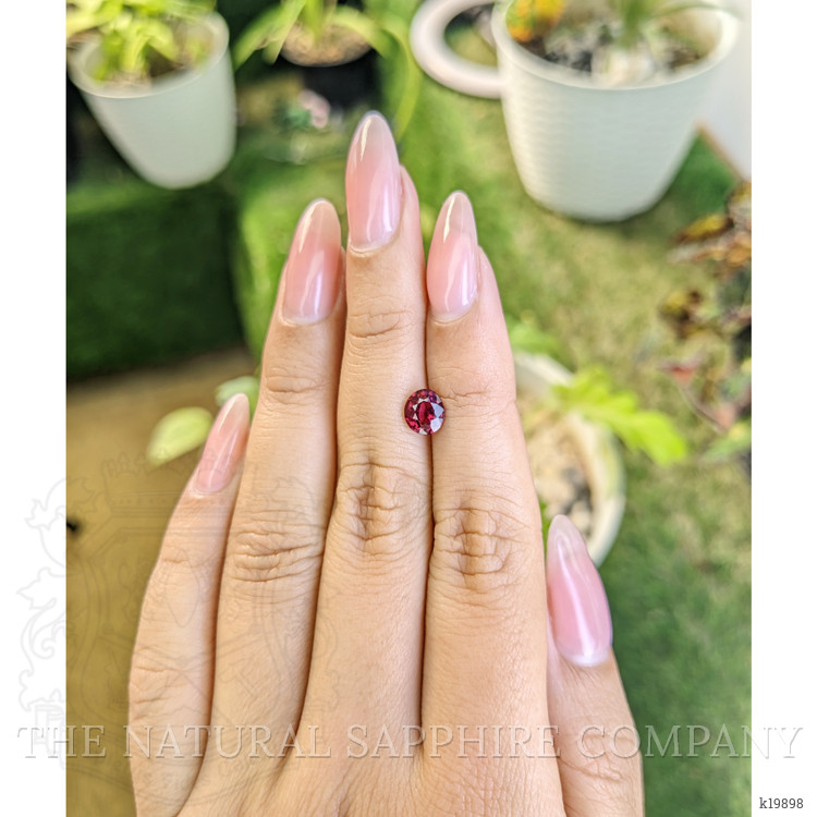 1.28 Ct. Rhodolite Garnet from Ceylon (Sri Lanka)