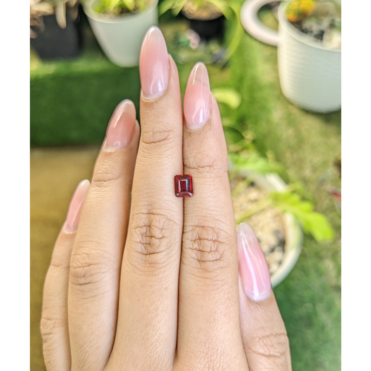 1.28 Ct. Rhodolite Garnet from Ceylon (Sri Lanka)
