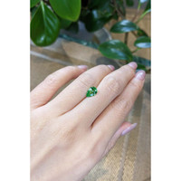 1.33 Ct. Tsavorite Garnet from Tanzania Life Style