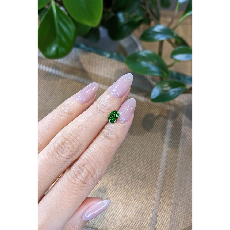 1.10 Ct. Tsavorite Garnet from Tanzania