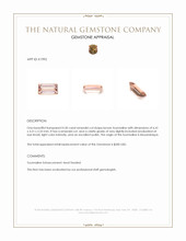 0.50 Ct. Brown Tourmaline from Mozambique Appraisal