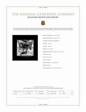 34.99 Ct. White Quartz from Brazil Scan Report
