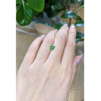 1.25 Ct. Tsavorite Garnet from Tanzania Life Style