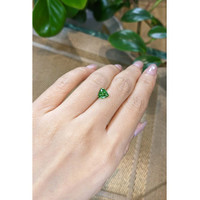 1.28 Ct. Tsavorite Garnet from Tanzania Life Style