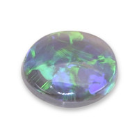 0.55 Ct. Cabochon Black Opal from Australia Video