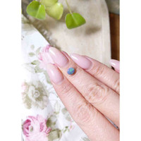 0.55 Ct. Cabochon Black Opal from Australia Life Style