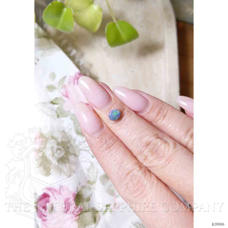 0.55 Ct. Cabochon Black Opal from Australia