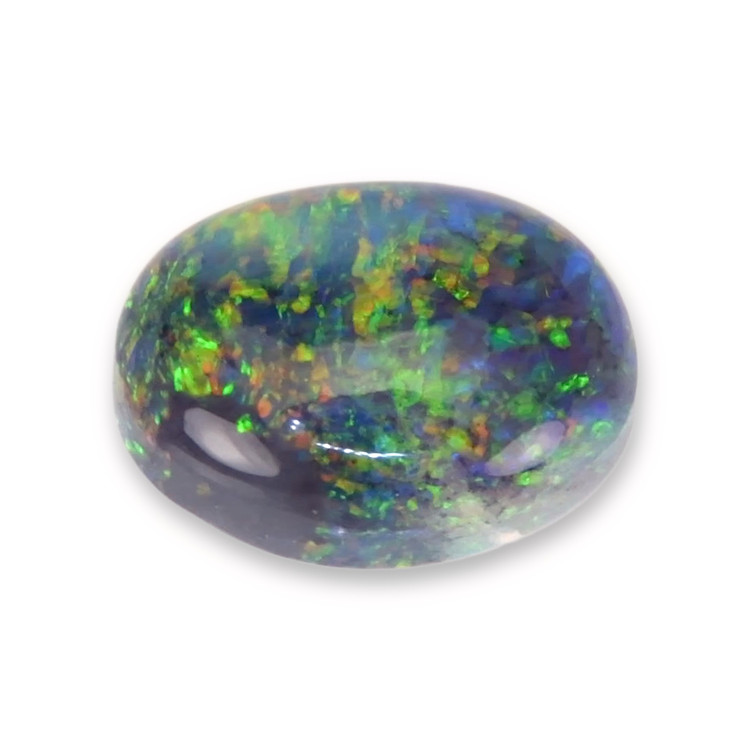 0.70 Ct. Cabochon Black Opal from Australia