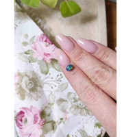 0.70 Ct. Cabochon Black Opal from Australia Life Style